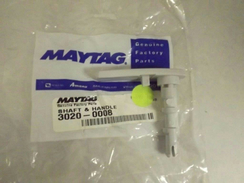 MAYTAG WHIRLPOOL DISHWASHER 3020-0008 SHAFT & HANDLE NEW MAYTAG WHIRLPOOL DISHWASHER 3020-0008 SHAFT & HANDLE NEW